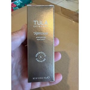Tula Skincare Spresso Energizing Eye Balm Americano Bronze Glow 0.35oz New
